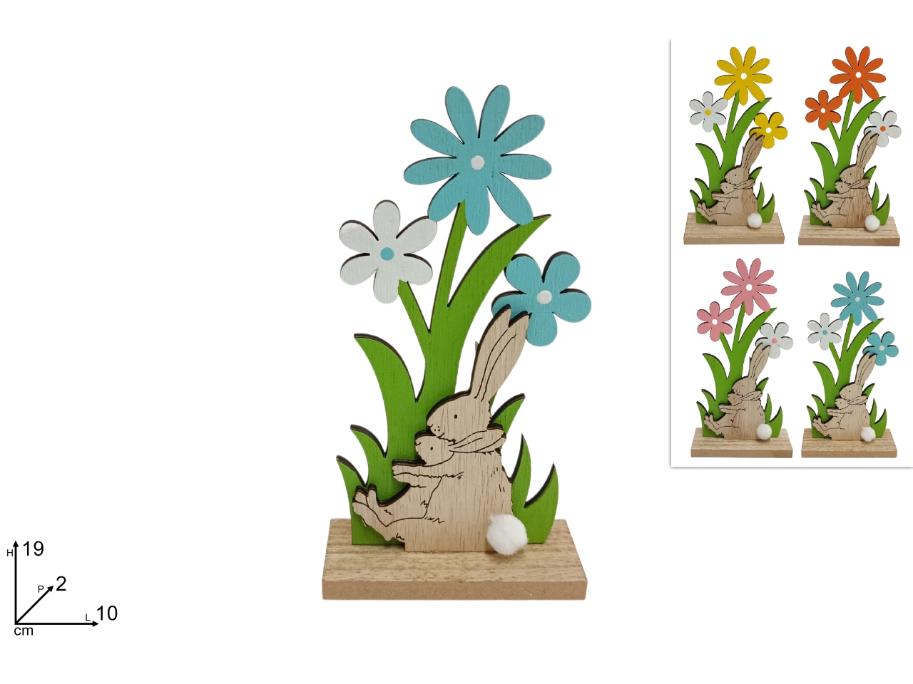 MARGHERITA CON CONIGLI 19CM 4 ASS. XPA24007651 MARGHERITA CON CONIGLI 19CM 4 ASS. XPA24007651