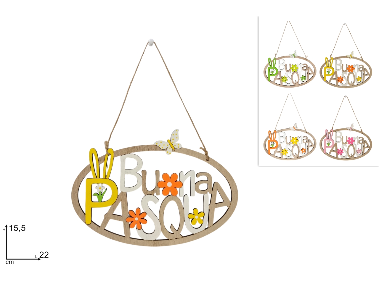 APPENDINO SCRITTA BUONA PASQUA ASS. XPA25001961 APPENDINO SCRITTA BUONA PASQUA ASS. XPA25001961