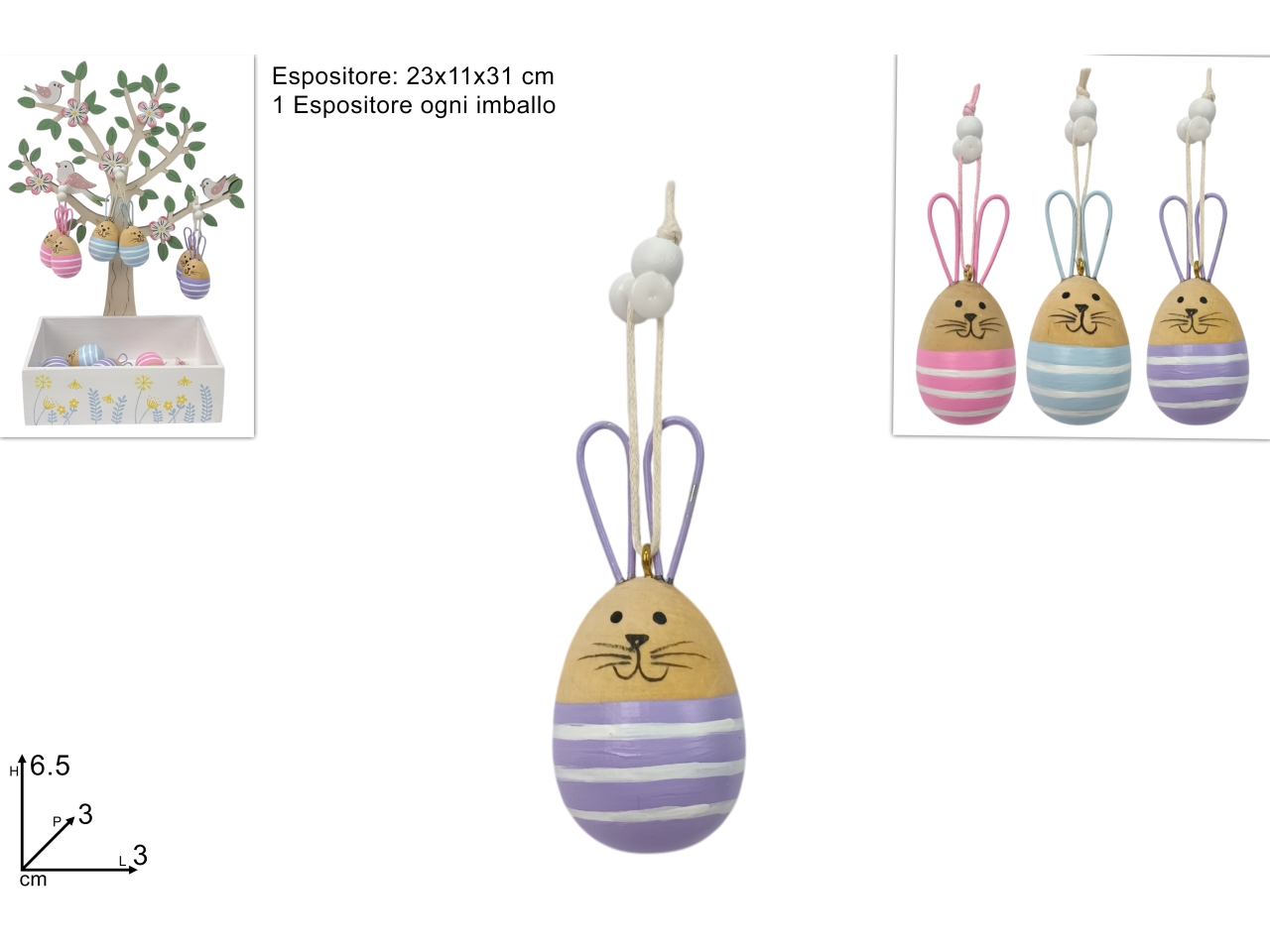 APPENDINO UOVO CONIGLIO 3 ASS. XPA25007031 APPENDINO UOVO CONIGLIO 3 ASS. XPA25007031