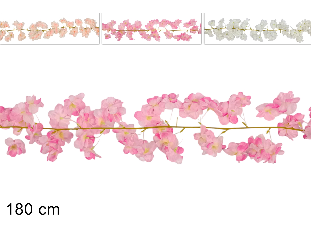 GHIRLANDA 180CM FIORI DI PESCO 3 ASS. DEV24023031 GHIRLANDA 180CM FIORI DI PESCO 3 ASS. DEV24023031