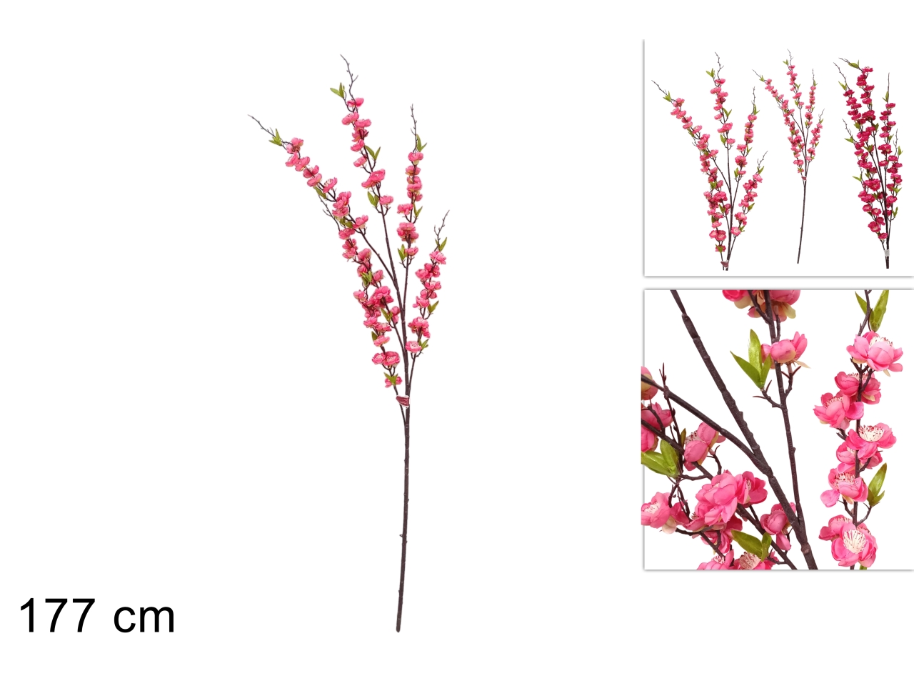 RAMO FIORI DI PESCO 177CM 3 ASS. DEV24013201