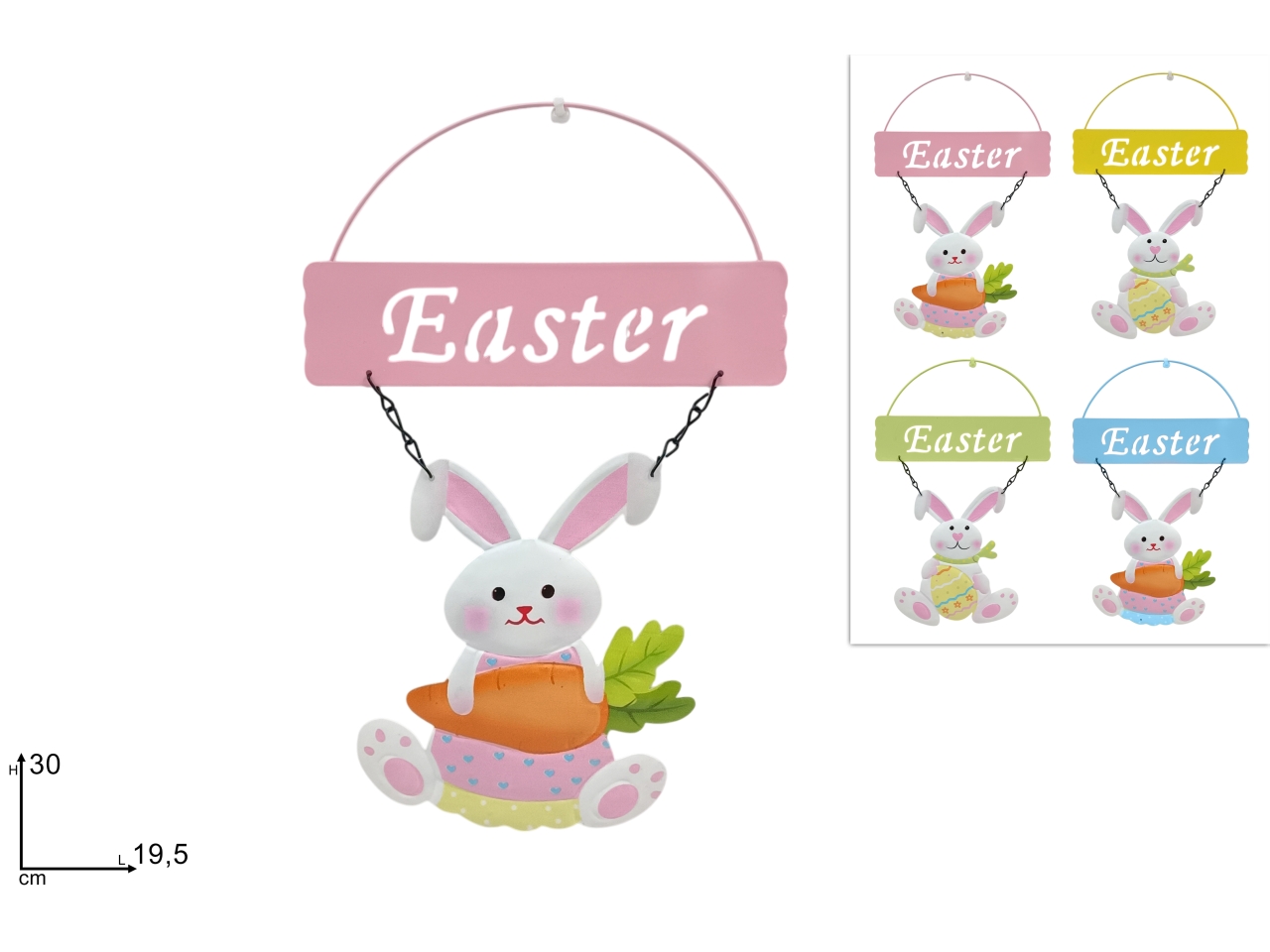 APPENDINO METALLO CONIGLIO EASTER ASS. XPA25008561