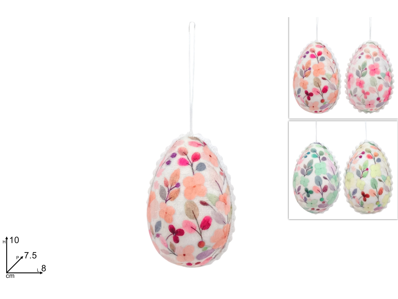 UOVO APP. 10CM DECORATO 4 ASS. XPA25004681