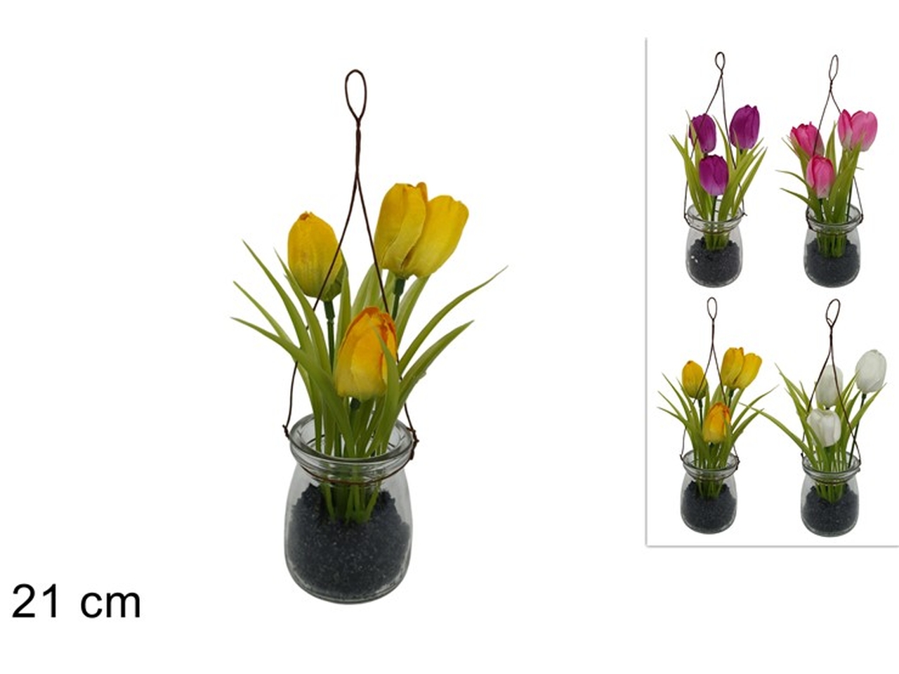 VASO IN VETRO TULIPANO 4 ASS. DEV25007771 VASO IN VETRO TULIPANO 4 ASS. DEV25007771