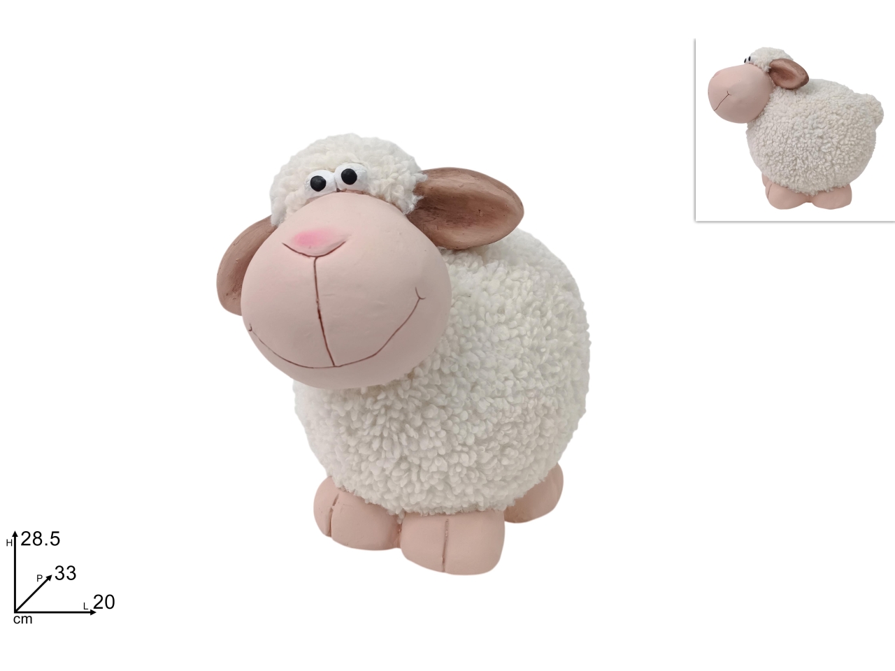 PECORA CON LANA 28,5CM XPA25000961 PECORA CON LANA 28,5CM XPA25000961