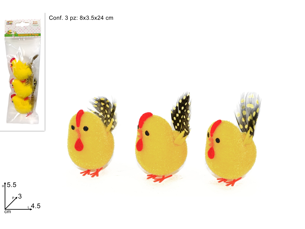 GALLINE SET DA 3 GALLINE XPA16000571 GALLINE SET DA 3 GALLINE XPA16000571