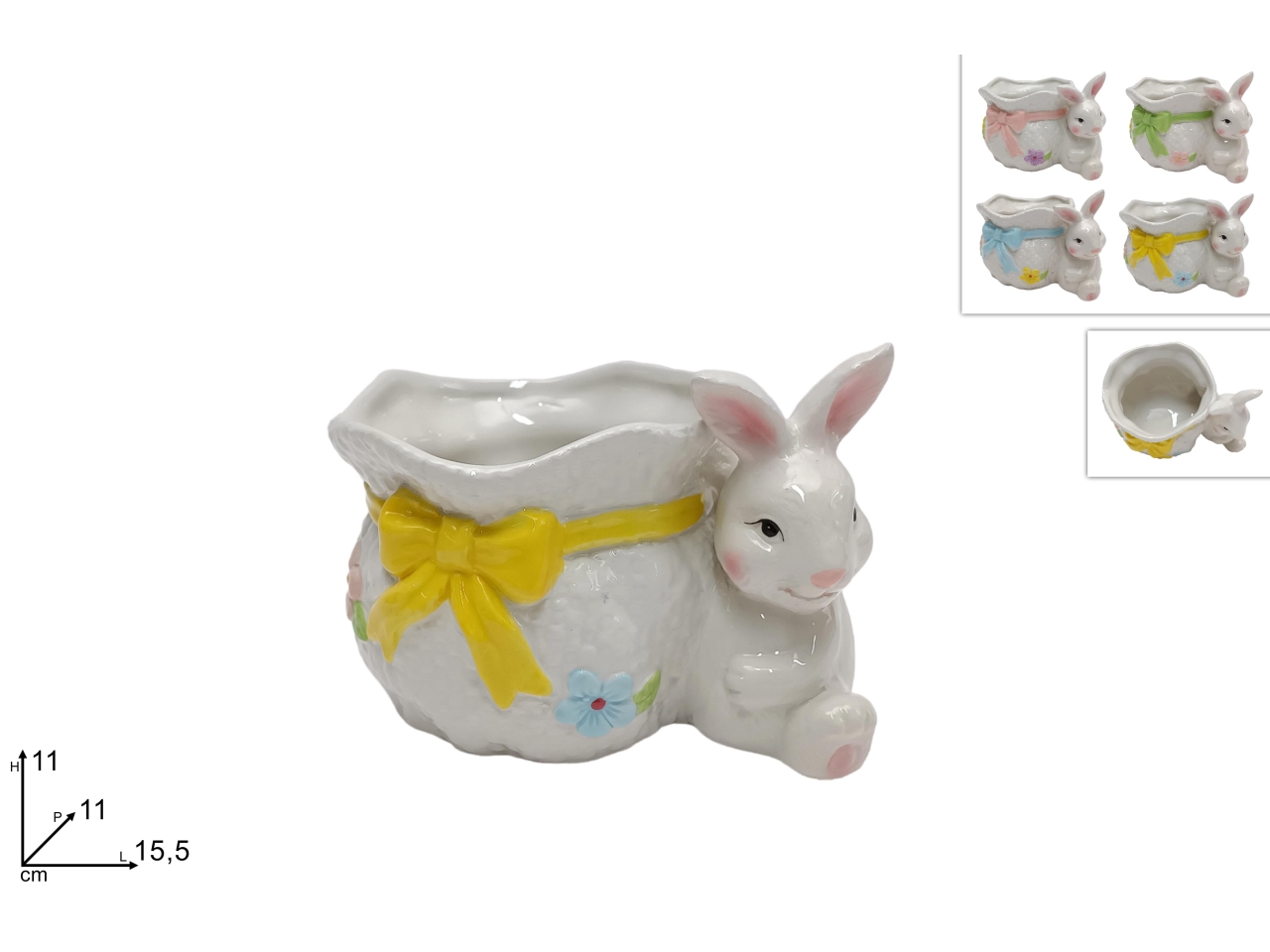 SACCHETTO CERAMICA CON CONIGLIO 4 ASS. XPA24003861