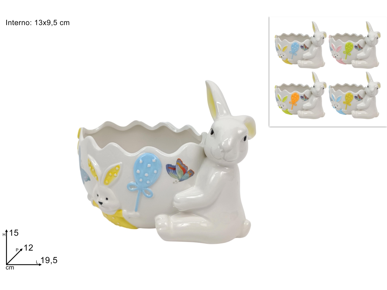 PORTAUOVO/PIANTA 13×9,5 C/CONIG. 4ASS. XPA25010301