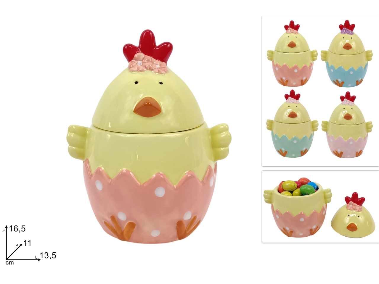 BARATTOLO PULCINO IN CERAMICA 4 ASS. XPA25002941 BARATTOLO PULCINO IN CERAMICA 4 ASS. XPA25002941