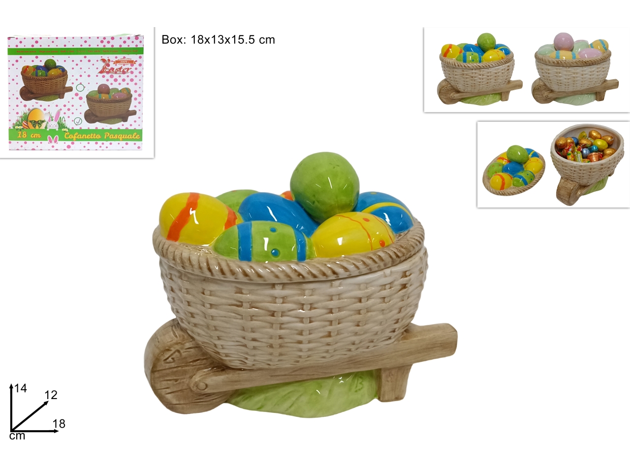 BARATTOLO CARRETTO C/UOVA 2 ASS. XPA23002691 BARATTOLO CARRETTO C/UOVA 2 ASS. XPA23002691