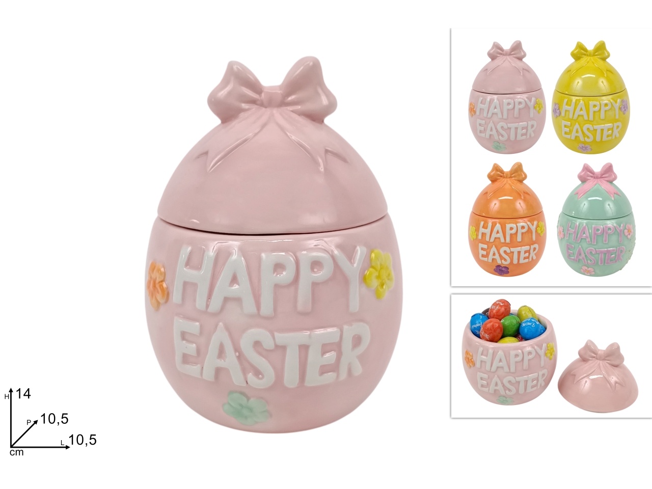 BARATTOLO UOVO HAPPY EASTER 4ASS. XPA25002961 BARATTOLO UOVO HAPPY EASTER 4ASS. XPA25002961