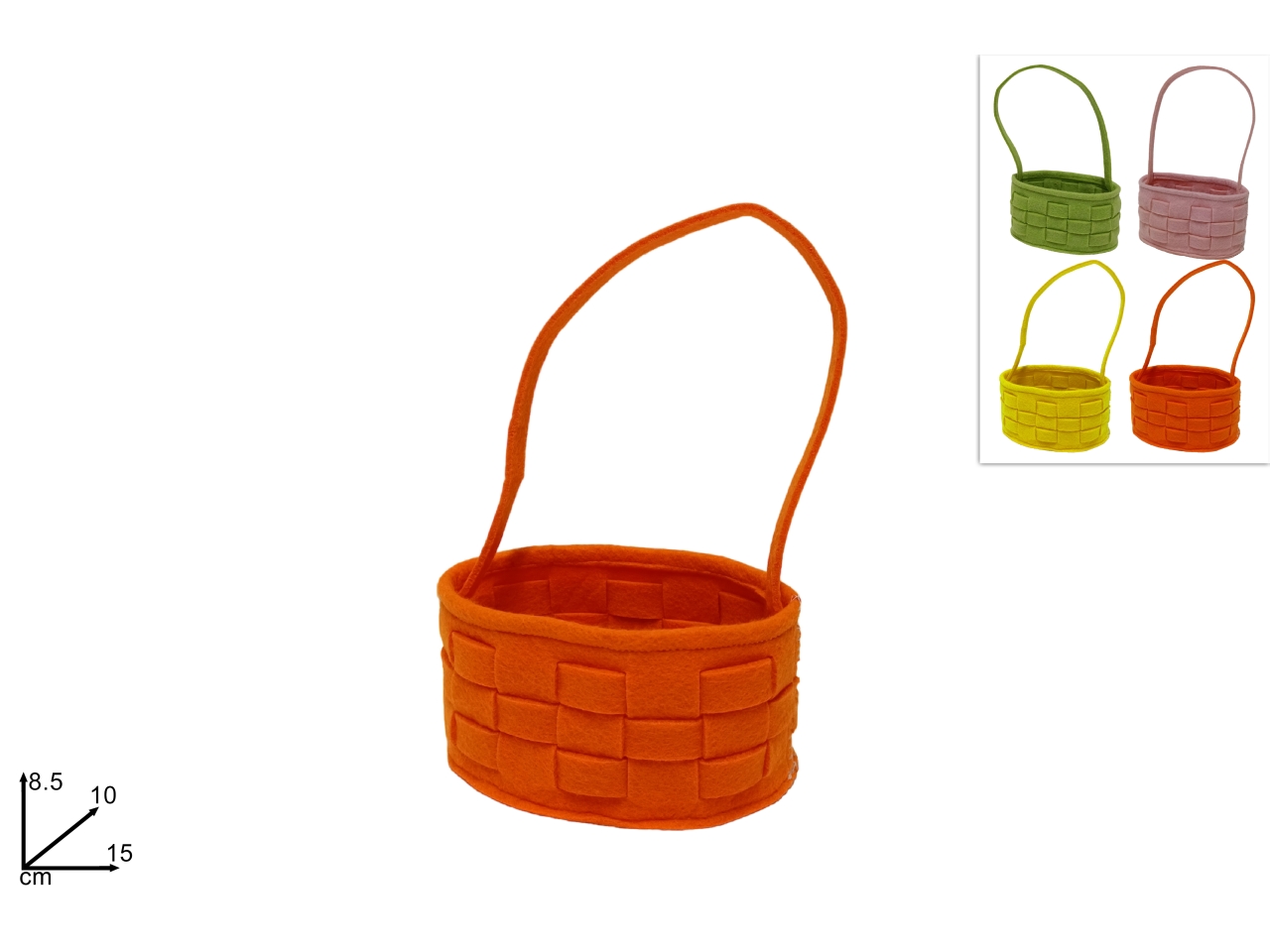 CESTINO OVALE IN 4 COLORI ASSORTITI XPA23004441