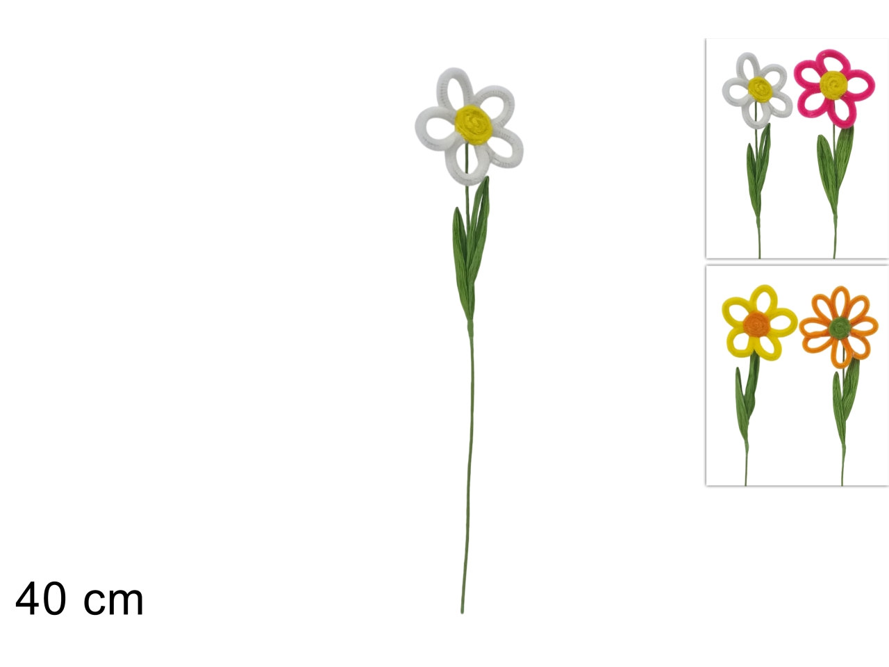 STELO FIORE 40CM IN 4 COLORI ASSORTITI XPA25005881 STELO FIORE 40CM IN 4 COLORI ASSORTITI XPA25005881