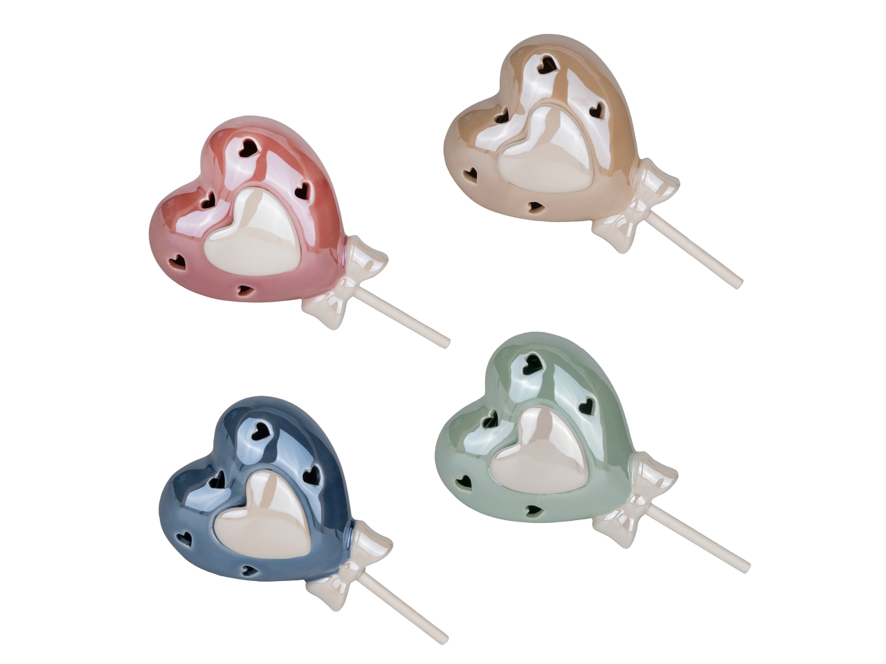 CUOREM CUORE CON LED 14CM 4ASS. 02A425 CUOREM CUORE CON LED 14CM 4ASS. 02A425