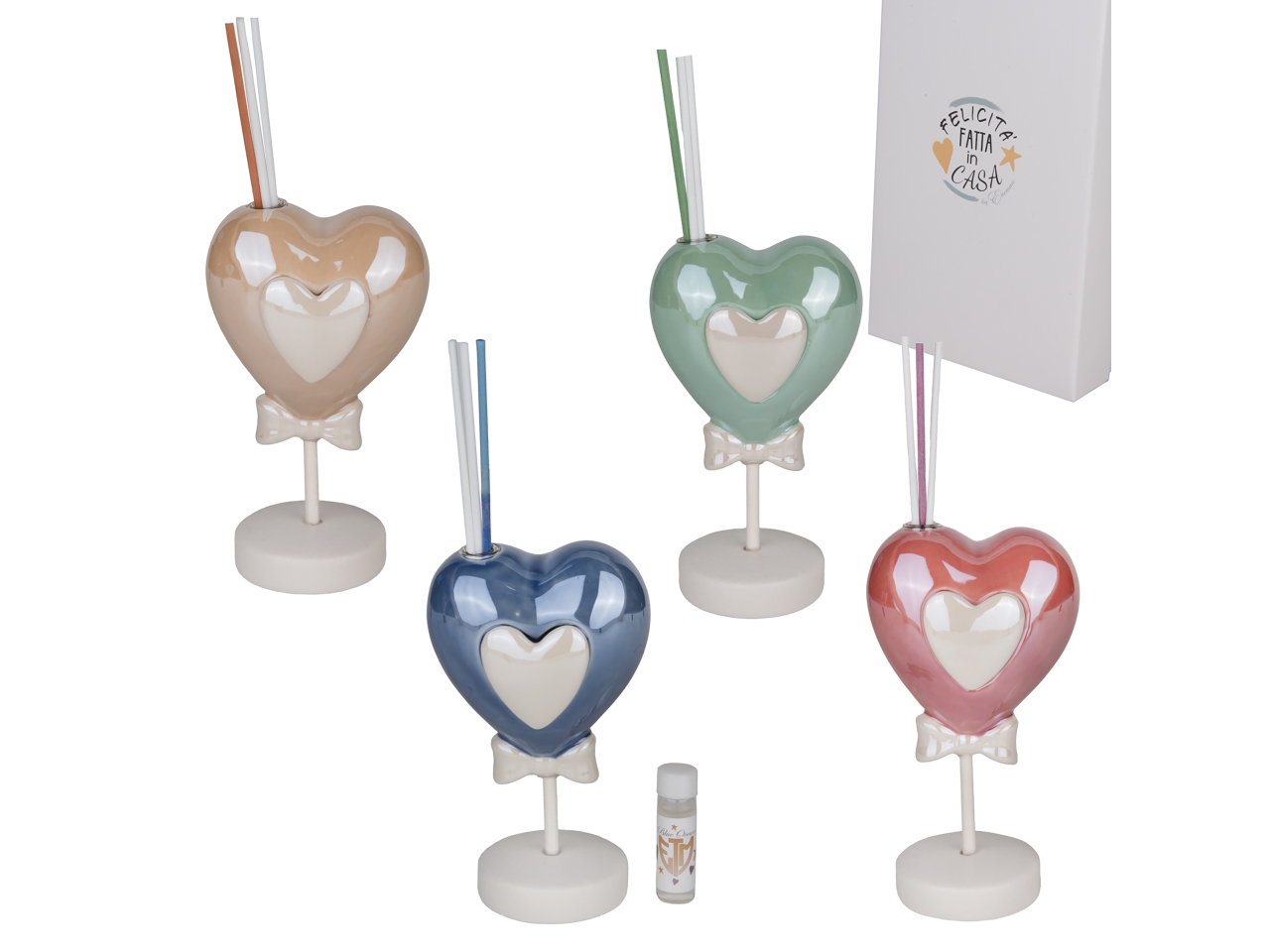 CUOREM CUORE DIFFUSORE C/BACCH. 14CM 4ASS. 02A426 CUOREM CUORE DIFFUSORE C/BACCH. 14CM 4ASS. 02A426