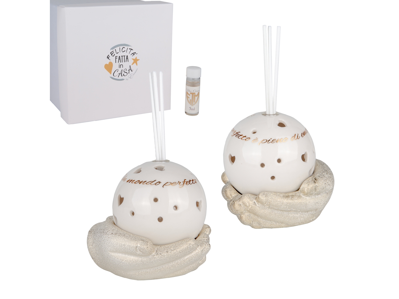 GOLD ILLUMINA DIFFUSORE C/LED 10CM 2ASS. 02A447