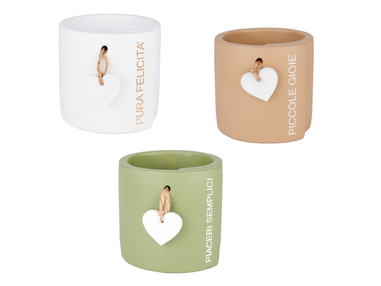 HEART PORTA PIANTE D.7XH.7CM 3ASS. 02A454