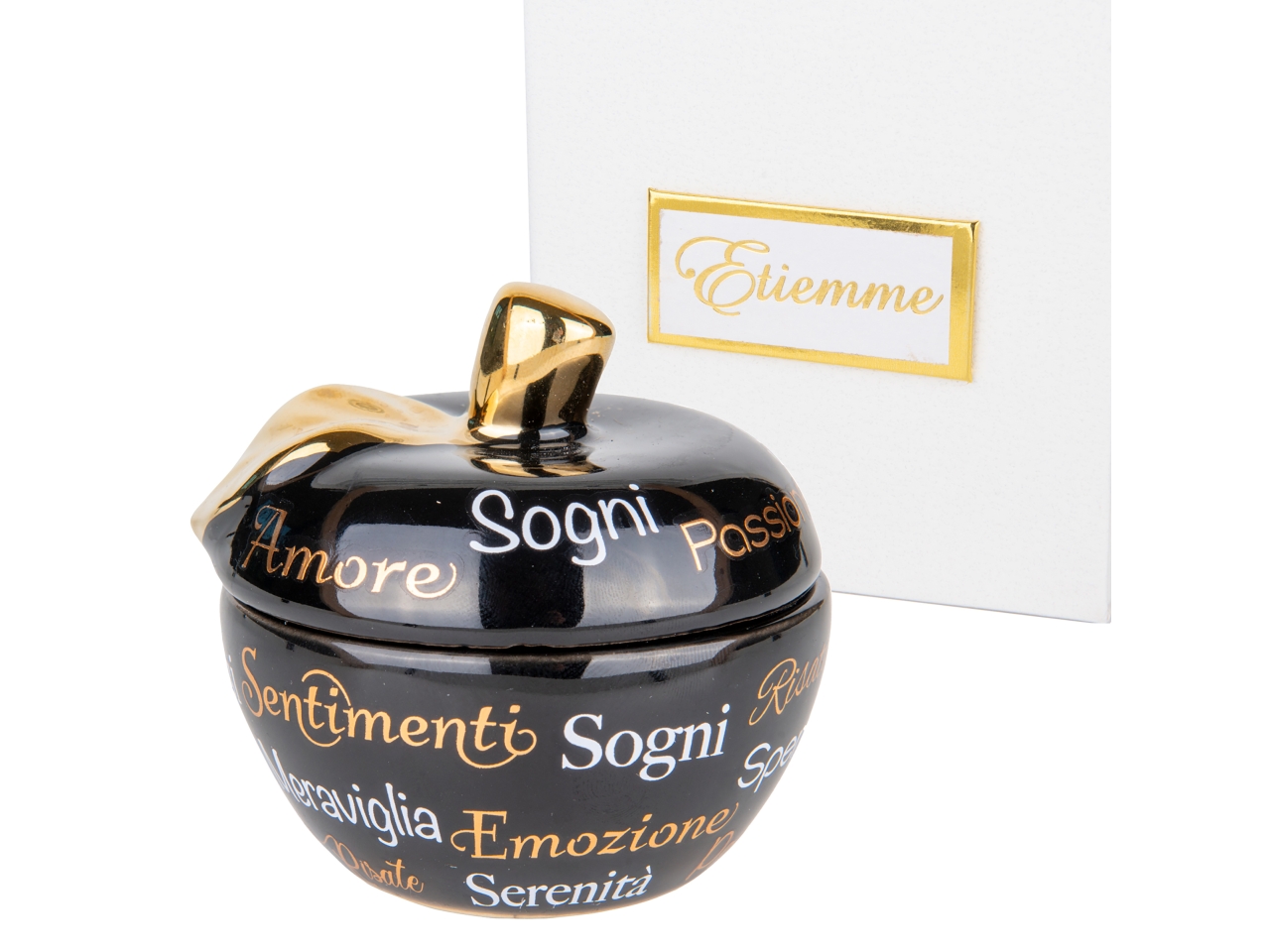 ESTASI MELA COFANETTO D.8CH.7,5CM NERA 02A475 ESTASI MELA COFANETTO D.8CH.7,5CM NERA 02A475