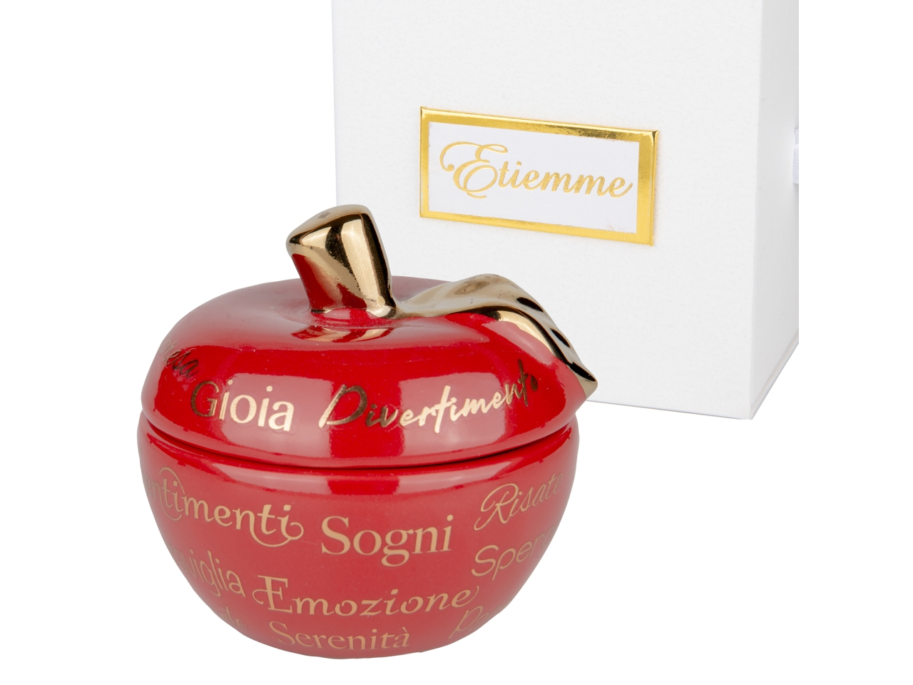 ESTASI MELA COFANETTO D.8CH.7,5CM ROSSA 02A478 ESTASI MELA COFANETTO D.8CH.7,5CM ROSSA 02A478