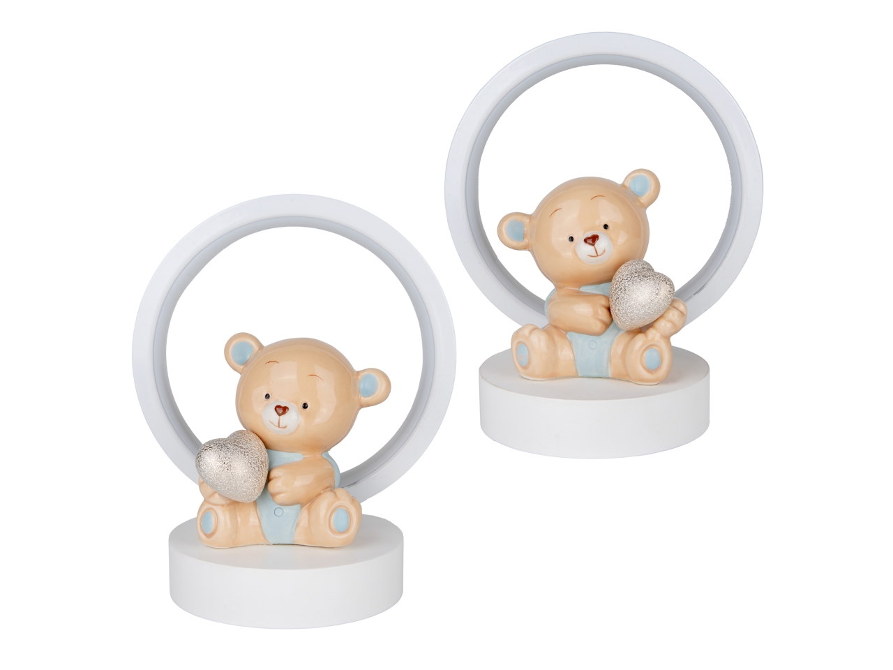 PELUCHE LAMPADA ORSO 15XH.18CM CELESTE 2ASS.03A066 PELUCHE LAMPADA ORSO 15XH.18CM CELESTE 2ASS.03A066