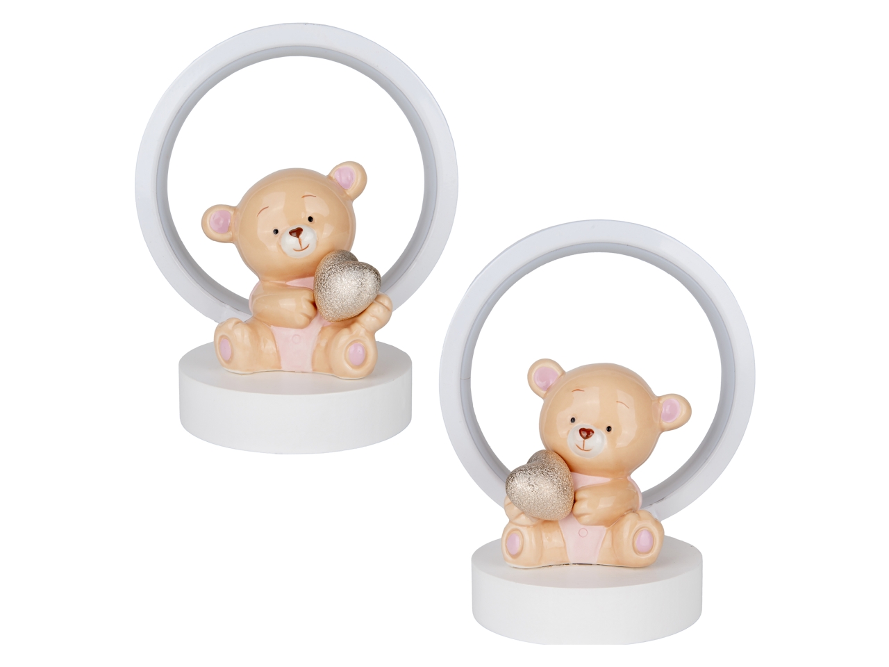 PELUCHE LAMPADA ORSO 15XH.18CM ROSA 2ASS. 03A067 PELUCHE LAMPADA ORSO 15XH.18CM ROSA 2ASS. 03A067