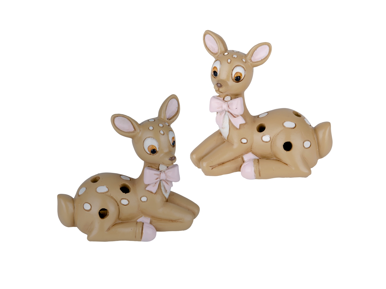 TENERO CERVO C/LED 9CM ROSA 2ASS. 04A489