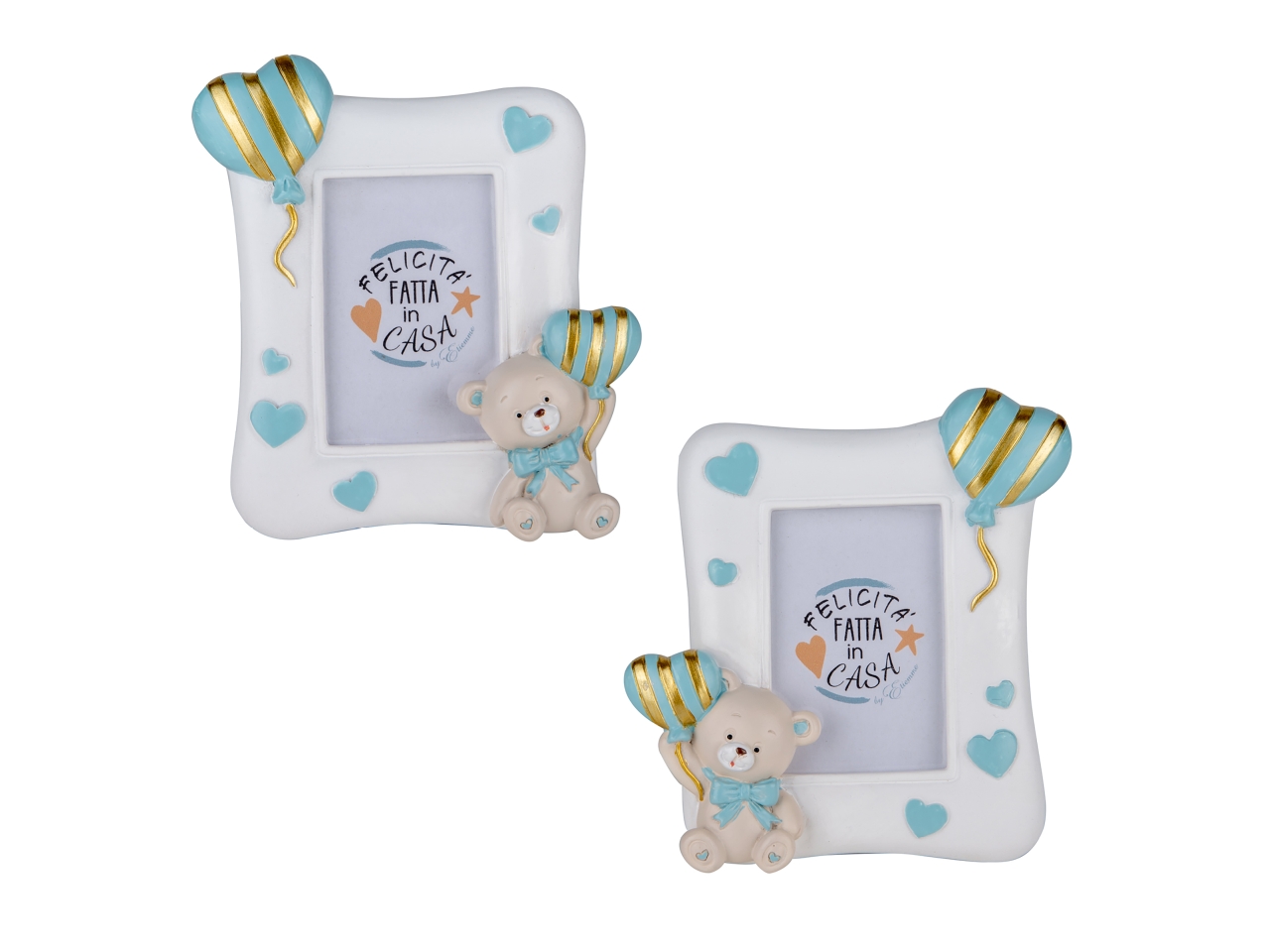 PUPO ORSO PORTAFOTO 10X12CM CELESTE 2ASS.04A496