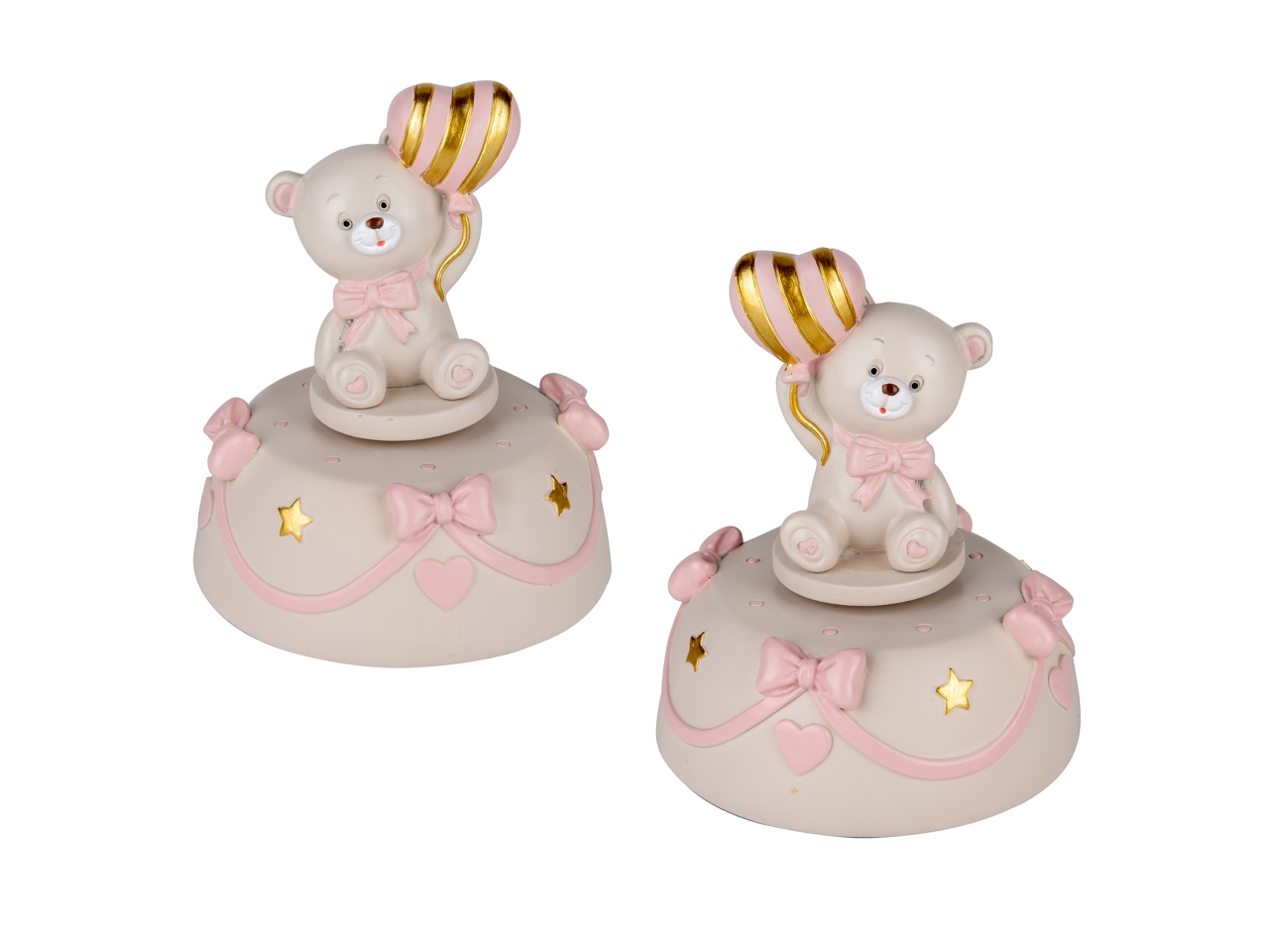 PUPO ORSO CARILLON D.10X12CM ROSA 2ASS. 04A501