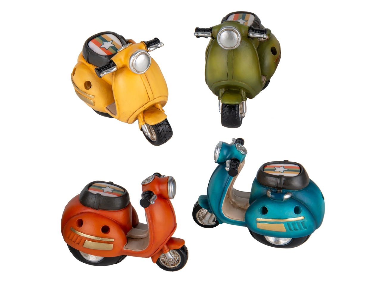 SPEED SCOOTER C/LED 11CM 4COL.ASS. 04A521