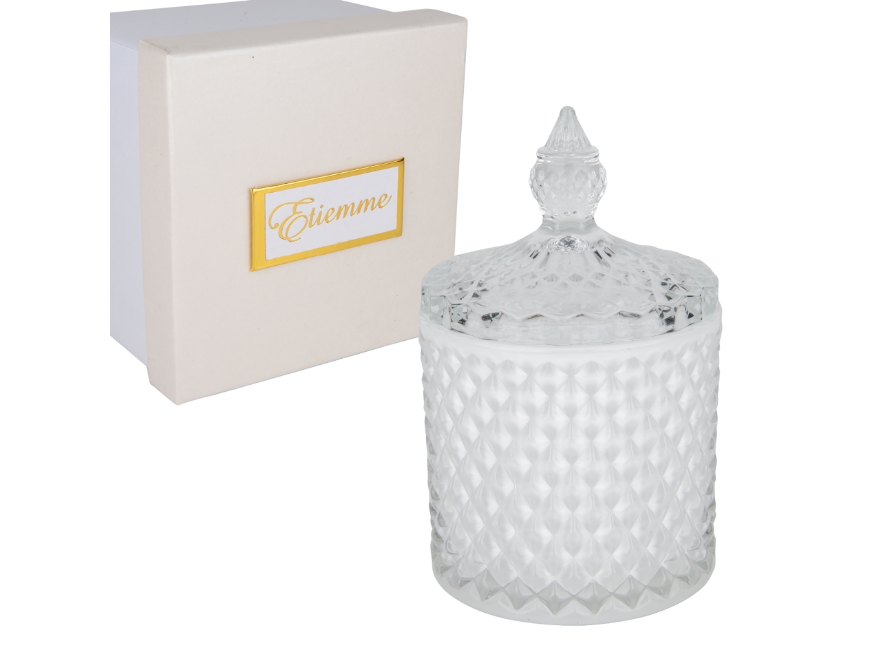 GINEVRA COFANETTO CILIND.VETRO D.8,5XH.13CM 07A214 GINEVRA COFANETTO CILIND.VETRO D.8,5XH.13CM 07A214