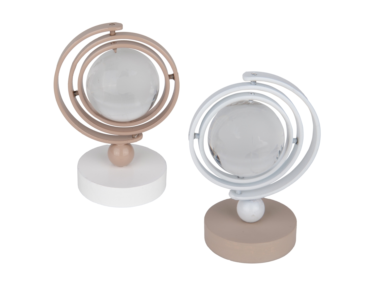 DEDALO MAPPAMONDO GIREVOLE VETRO 10CM 2ASS. 07A239