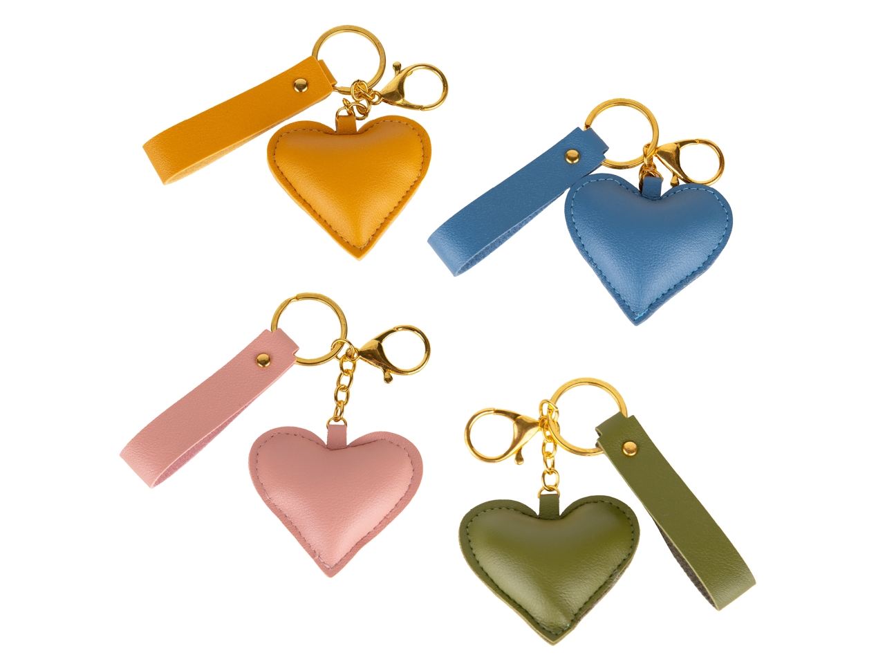 RAFFINATO PORTACHIAVI CUORE 6,5CM 4COL.ASS. 08A249