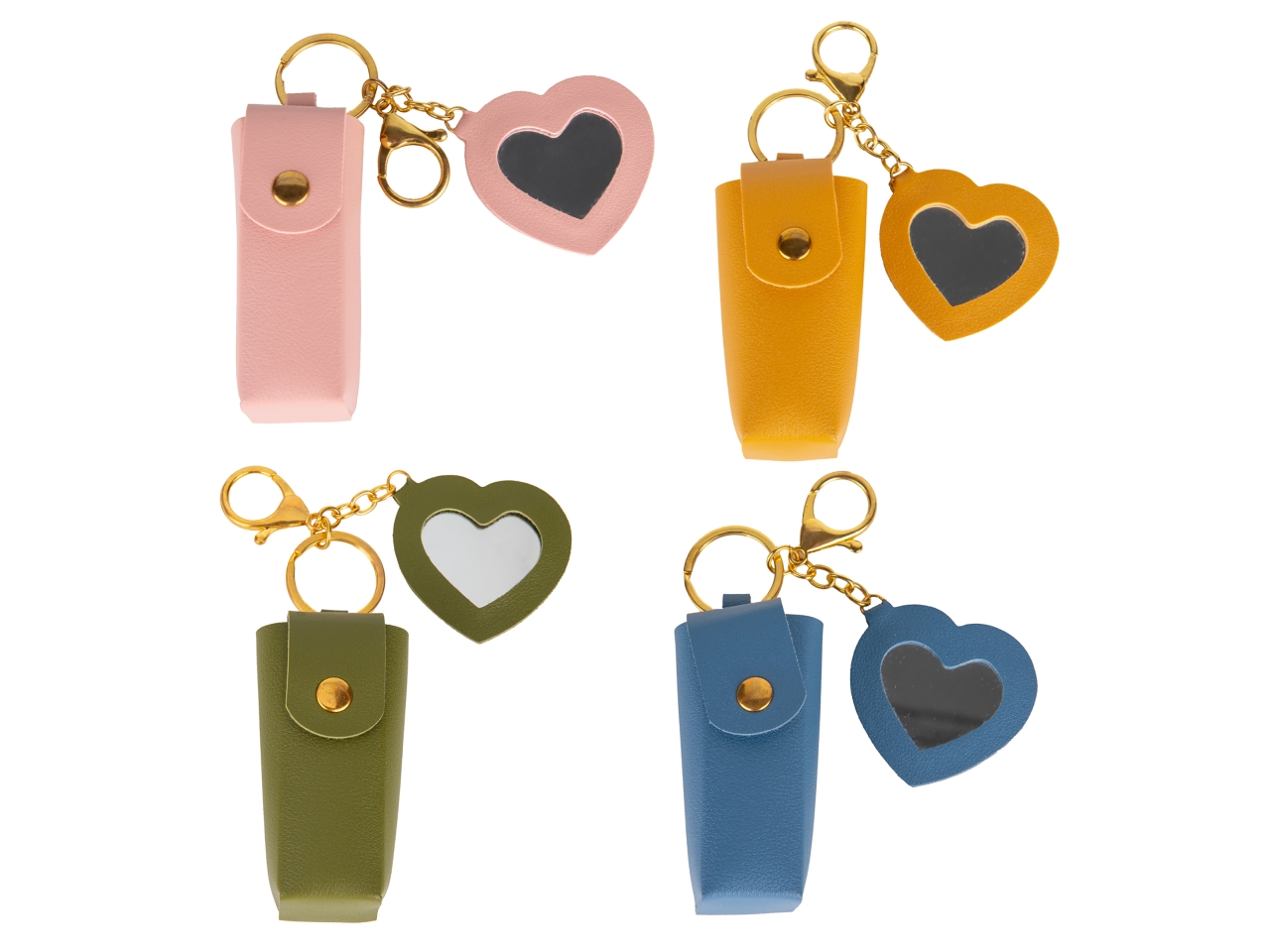 RAFFINATO PORTACHIAVI C/SPECH. 6,5CM 4ASS. 08A251