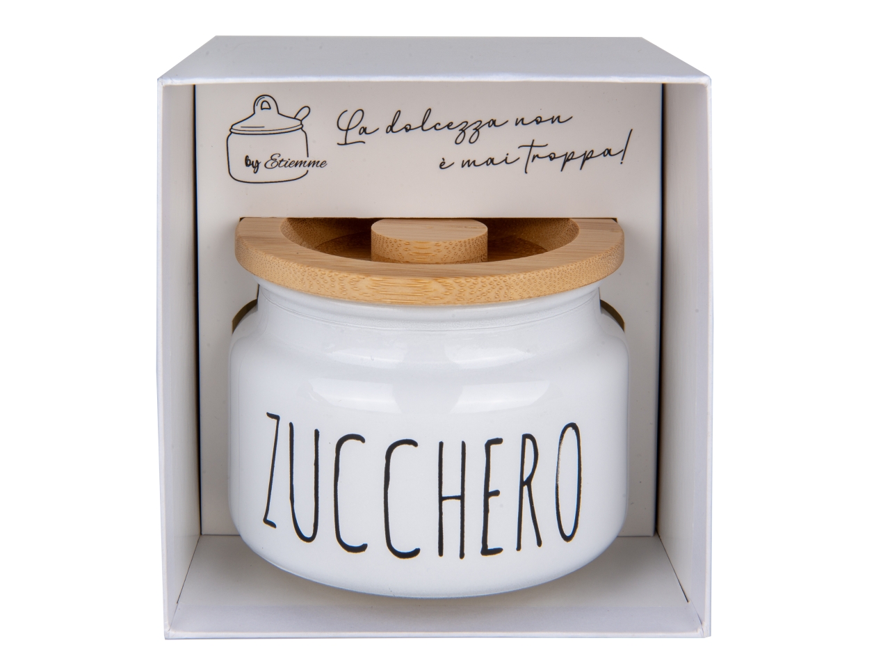 CHEF ZUCCHERIERA D.10XH.7CM BIANCO 08A257