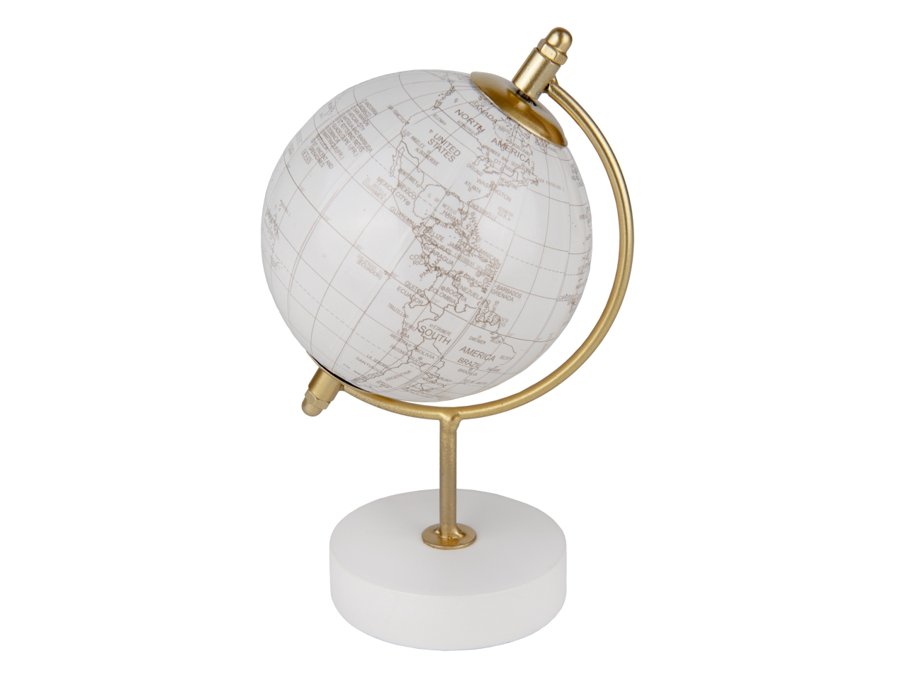 VOYAGE MAPPAMONDO D.9XH.15CM BIANCO 08A261