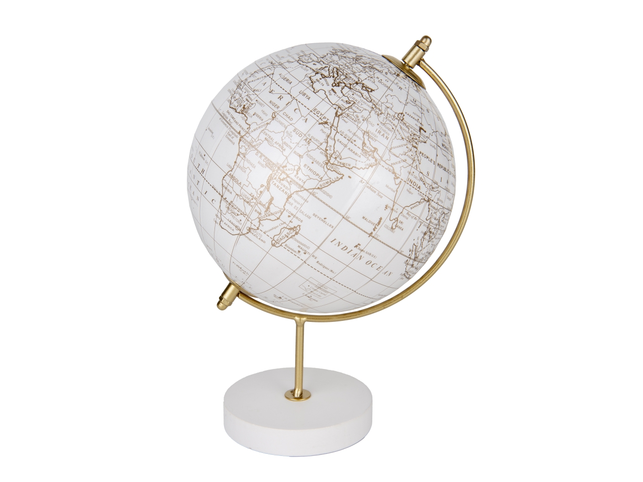 VOYAGE MAPPAMONDO D.14XH.21CM BIANCO 08A262