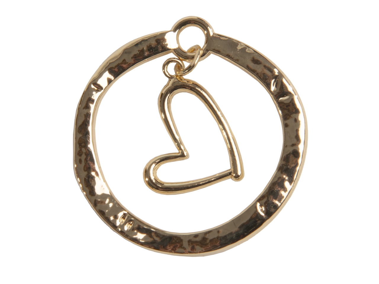 ZAMA CIONDOLO CERCHIO C/CUORE 3,5CM ORO 12A194 ZAMA CIONDOLO CERCHIO C/CUORE 3,5CM ORO 12A194