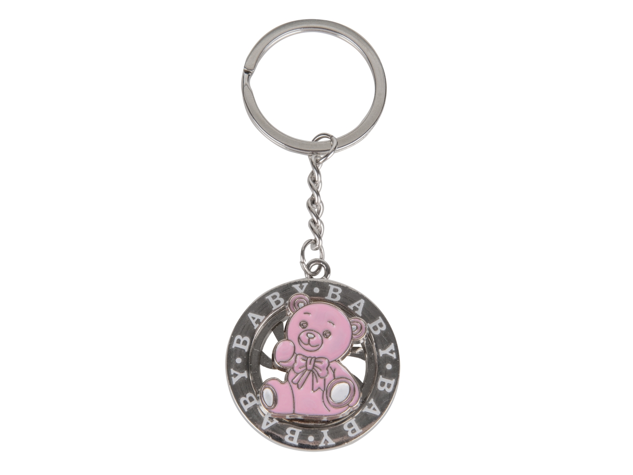 ZAMA PORTACHIAVI ORSETTO D.4CM ROSA 12A205 ZAMA PORTACHIAVI ORSETTO D.4CM ROSA 12A205