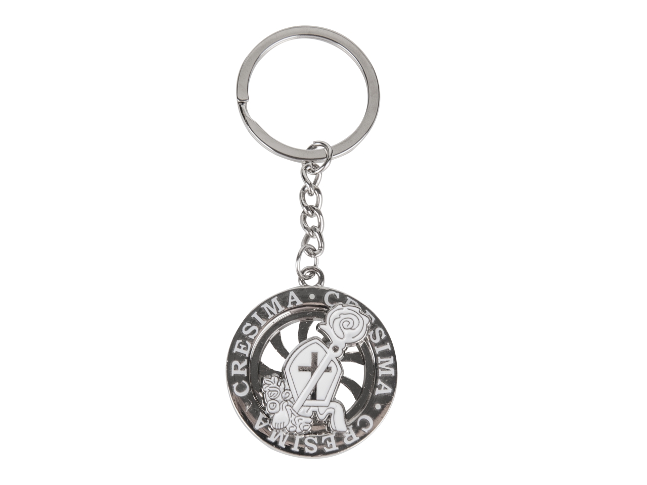 ZAMA PORTACHIAVI CRESIMA D.4CM 12A207 ZAMA PORTACHIAVI CRESIMA D.4CM 12A207