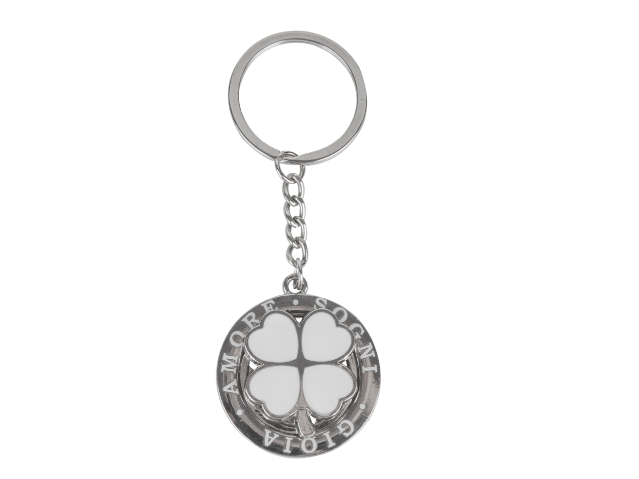 ZAMA PORTACHIAVI QUADRIFOGLIO D.4CM 12A209 ZAMA PORTACHIAVI QUADRIFOGLIO D.4CM 12A209