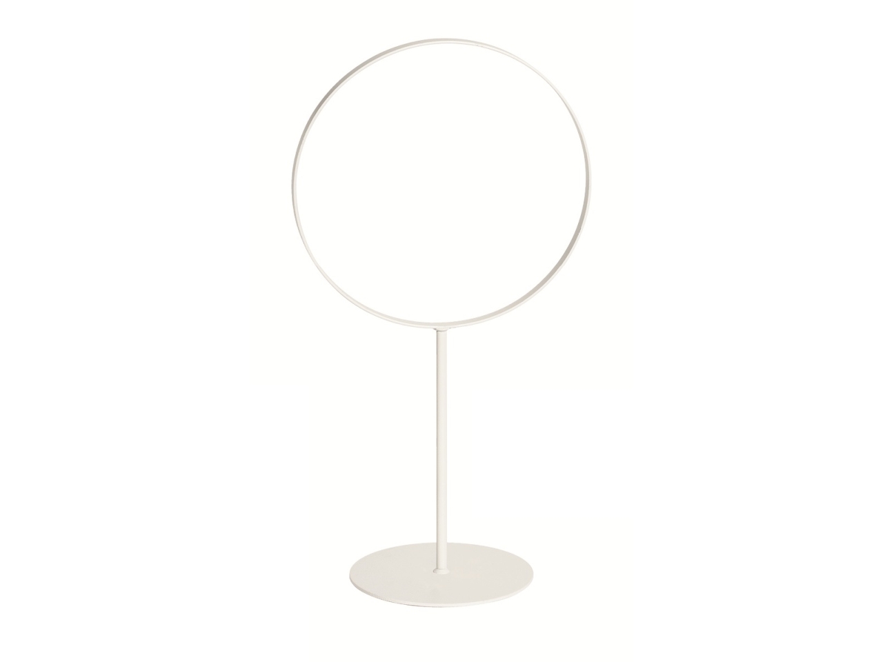 STEP CERCHIO METALLO D.40XH.75CM BIANCO AL134