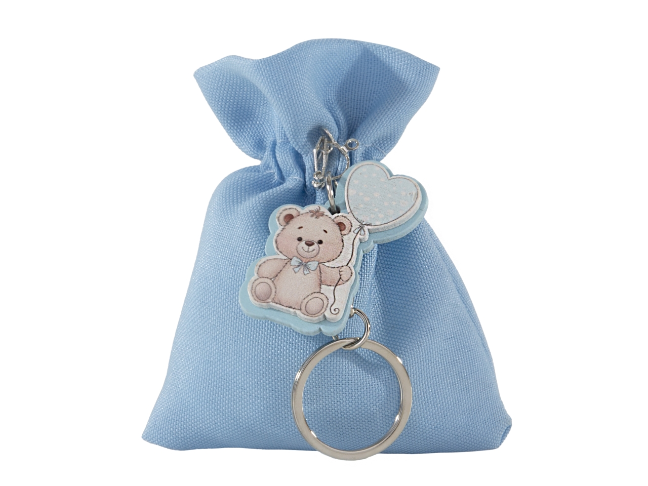 TOYS SACCHETTO C/PORTAC.ORSO 8X10CM CELESTE C2870 TOYS SACCHETTO C/PORTAC.ORSO 8X10CM CELESTE C2870