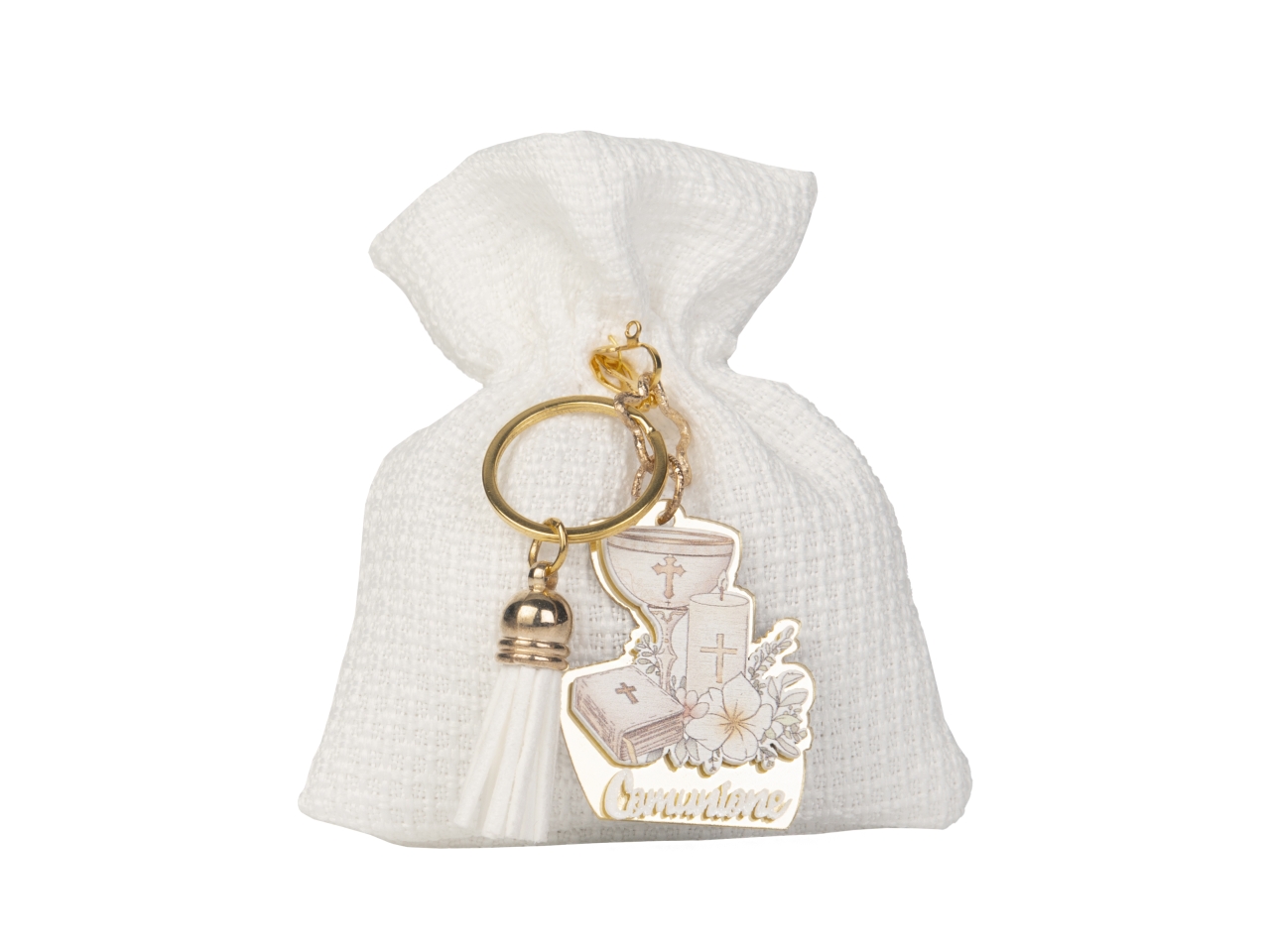 ALTARE SACCHETTO C/PORTAC. 10X12CM COMUNIONE C2882