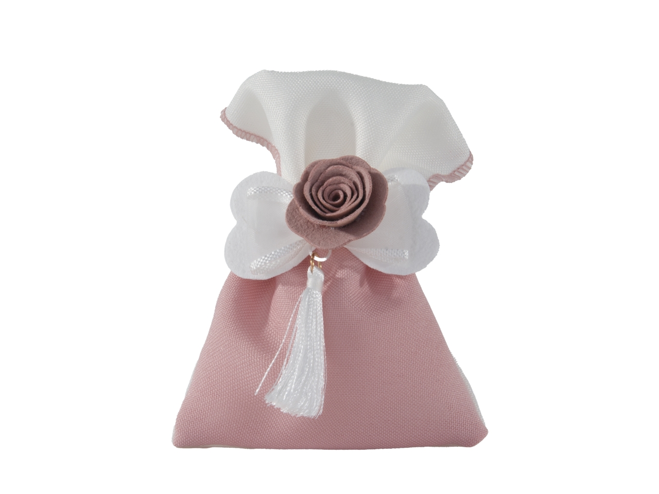 EPOQUE SACCHETTO C/FIOCCO10X13CM ROSA ANTICO C2933