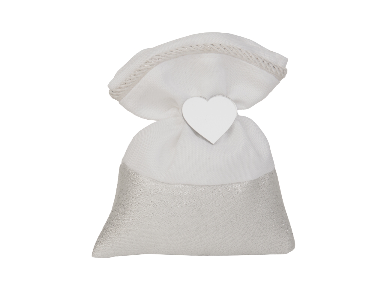 SPLENDOR SACCHETTO C/CUORE 10X12CM ARGENTO C2938 SPLENDOR SACCHETTO C/CUORE 10X12CM ARGENTO C2938