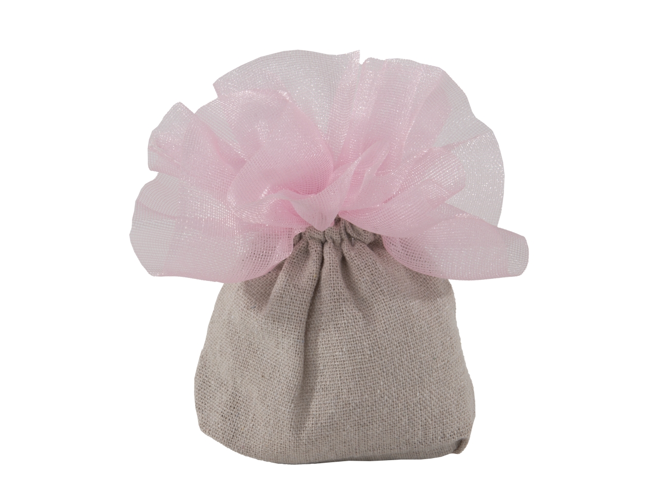 CAMPAGNA SACCHETTO 10X13CM NATURALE/ROSA C2944 CAMPAGNA SACCHETTO 10X13CM NATURALE/ROSA C2944