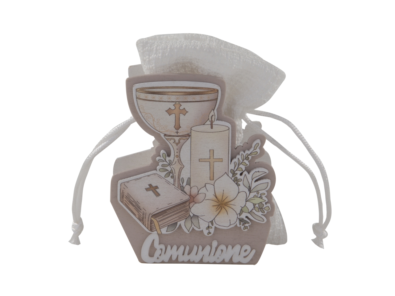 CROCE SACCHETTO C/APPLIC. 8CM COMUNIONE SC778 CROCE SACCHETTO C/APPLIC. 8CM COMUNIONE SC778