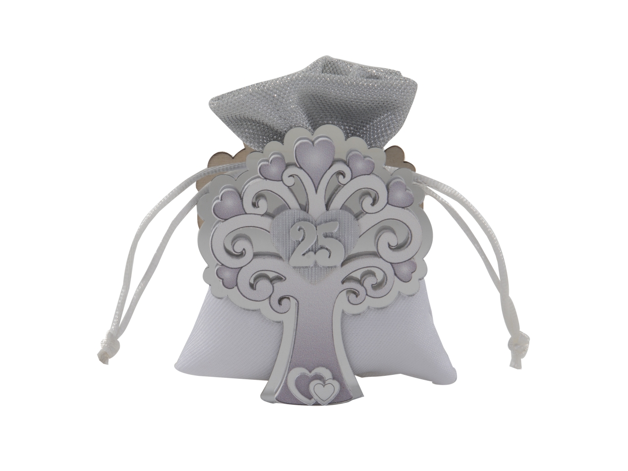 TREE SACCHETTO 9CM C/ALBERO VITA 25ANNIVERS. SC793 TREE SACCHETTO 9CM C/ALBERO VITA 25ANNIVERS. SC793