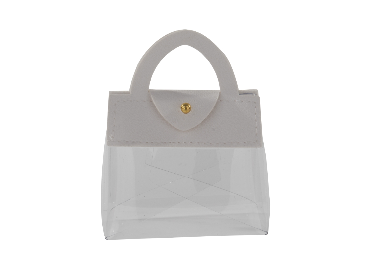 GRAZIA BORSETTA 7XH.9CM TRASPARENTE/BIANCO SC795 GRAZIA BORSETTA 7XH.9CM TRASPARENTE/BIANCO SC795