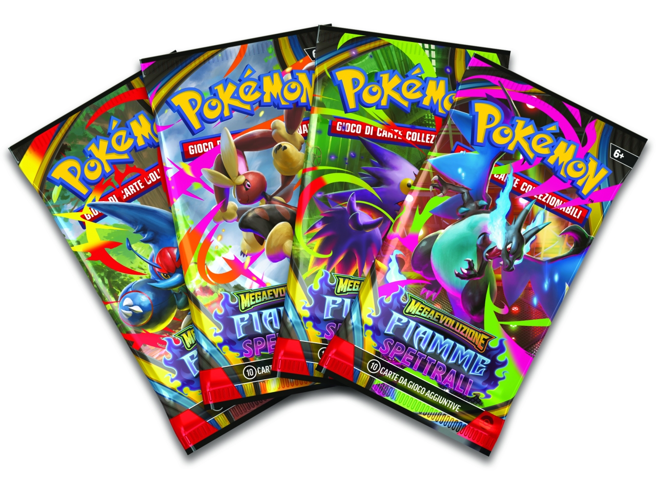 POKEMON MEGAEVOLUZIONI FIAM.SPET. 10PZ PK10190-I £ POKEMON MEGAEVOLUZIONI FIAM.SPET. 10PZ PK10190-I £